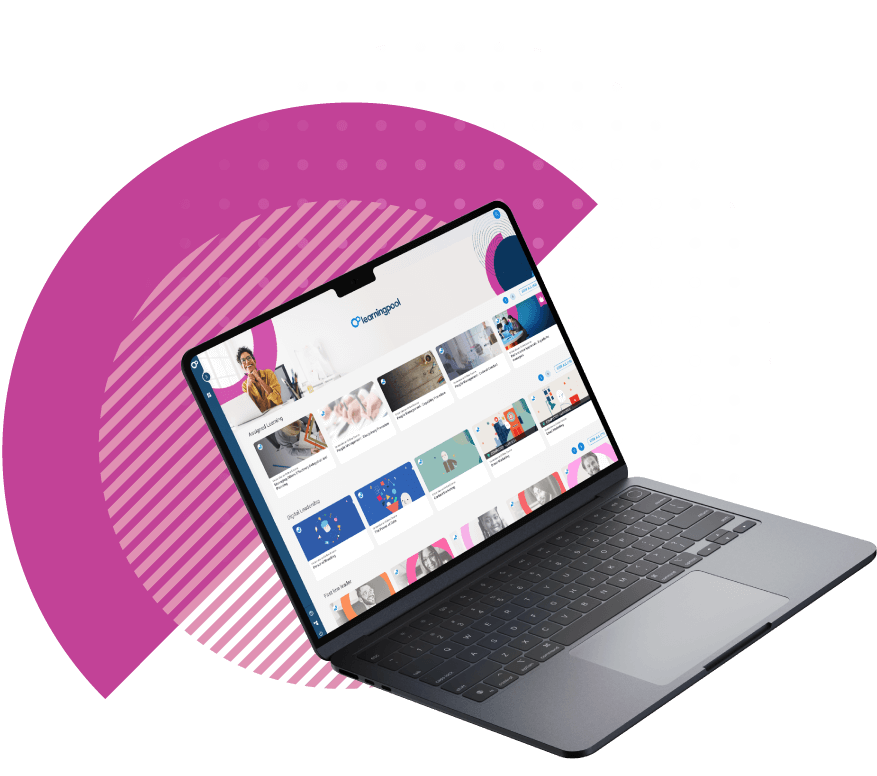 A guide to Learning Experience Platforms (LXPs) - Visual of a laptop