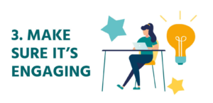 Image with text - make sure its engaging