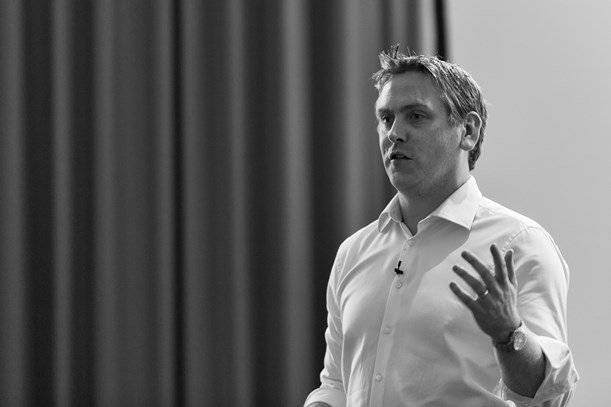 CEO Paul presenting