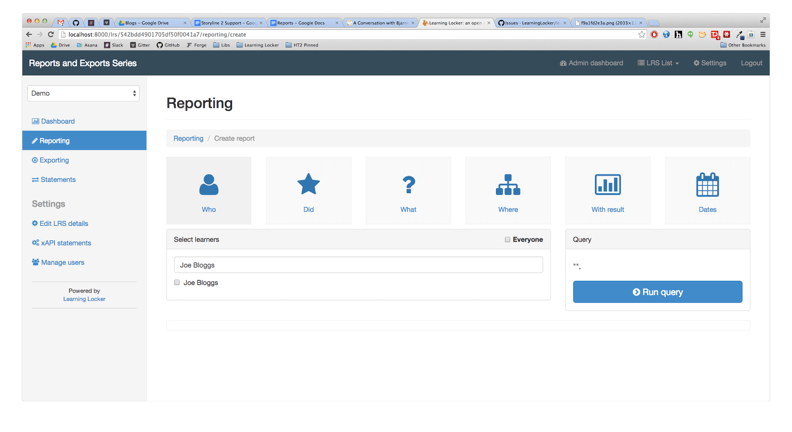 reports and exports series dashboard step 4