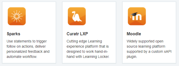 Apps: Sparks, Curatr LXP and Moodle