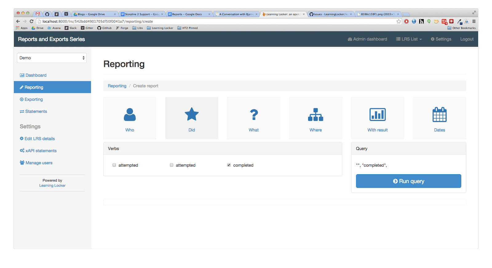 reports and exports series dashboard step 5